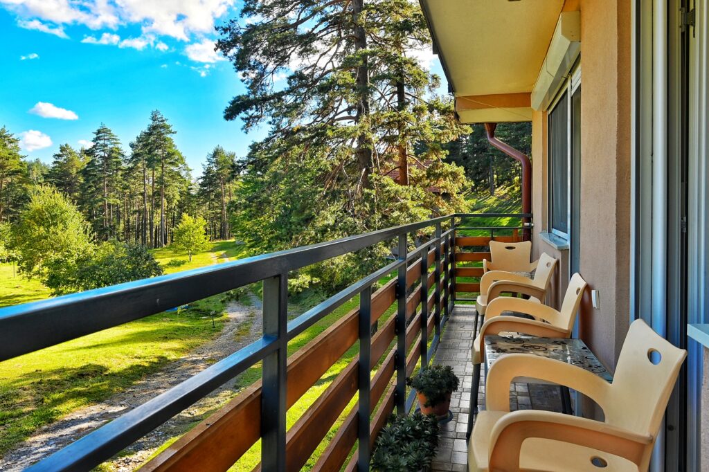 rajski bor apartment 1 view from the terrace